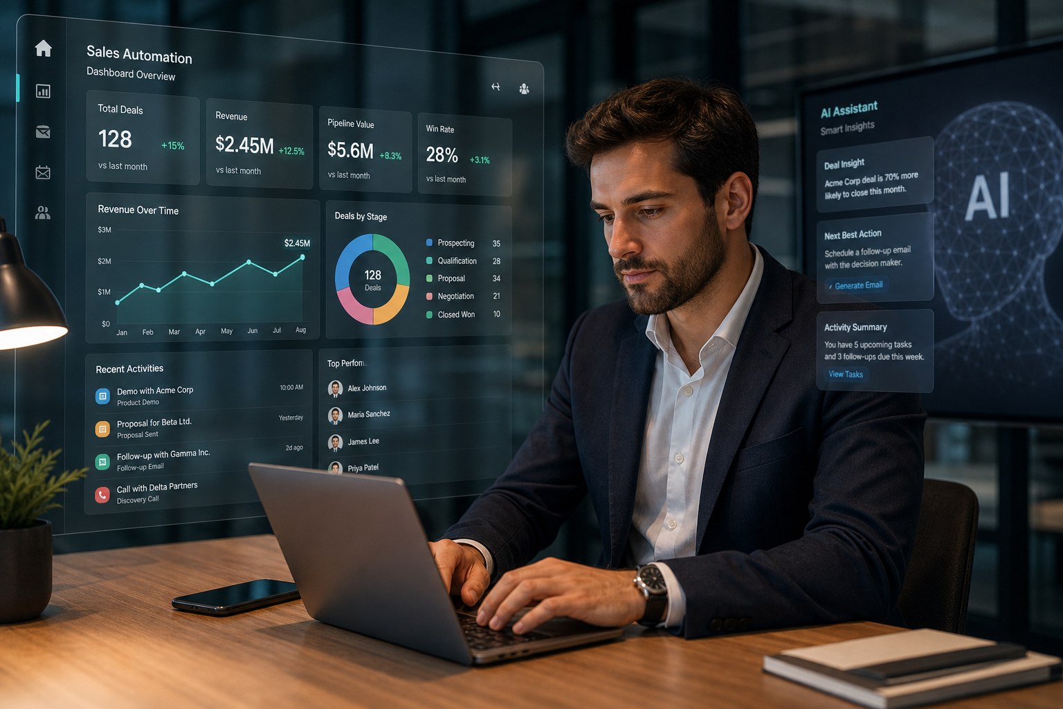 Cómo usar la IA para automatizar los procesos más tediosos en ventas